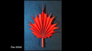 DIY Maple Leaf  Canada Day Craft Ideas Handmade craft [upl. by Saleem444]