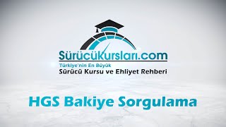 HGS Bakiye Sorgulama [upl. by Ruckman]