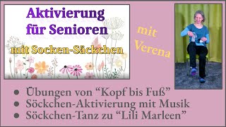 Aktivierung für Senioren von Kopf bis Fuß  kleiner Sitztanz zu quotLili Marleenquot [upl. by Baudoin]