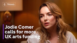 Jodie Comer on her apocalyptic thriller UK arts funding and feeling marginalised [upl. by Siegler]