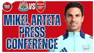 MIKEL ARTETA PRESS CONFERENCE AHEAD OF NEWCASTLE UNITED [upl. by Ruhtra]