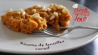 Recette risotto de lentilles corail [upl. by Pol]