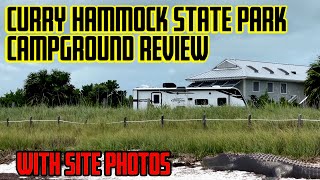 Curry Hammock State Park campground review and site by site tour [upl. by Defant]