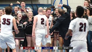 Highlights East Lyme 49 Ledyard 42 in ECC Semifinal [upl. by Valente]