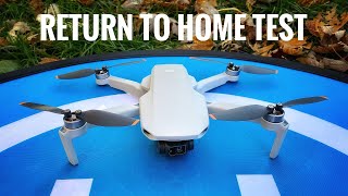 DJI Mini 2 Return To Home Test  Precision Landing Accuracy [upl. by Ennovy377]