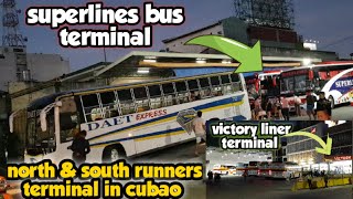 BUS SPOTTED SUPERLINES CUBAO TERMINAL amp VICTORY LINER TERMINAL 2024 [upl. by Zachery]