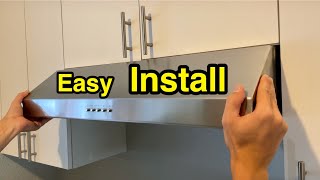 How To Install Recirculating Ductless Range Hood  PLFW520 Any Size [upl. by Anreval709]