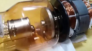 spinning anode xray tube rotation test [upl. by Eylatan]