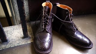 Trickers｜M5634 STOW ESPRESSO BURNISHED｜Unboxing amp Review [upl. by Ashman]