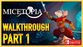 Micetopia  Walkthrough  Gameplay  Lets Play  Switch  Part 1 [upl. by Eisak]