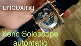 Xeric Soloscope Automatic Rose gold  Unboxing and first look [upl. by Aicened]