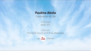 Pauline Abela Celebration of Life [upl. by Haronid]