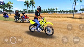 Jogando o novo jogo de motos online para celulares moto wheel 3D Big open world City gameplay Ep3 [upl. by Nedaj]