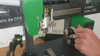 Gravotech M20 Ring Engraving with Gravostyle Software [upl. by Magbie]