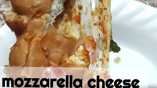 MOZZARELLA CHEESE WITHOUT RENNET HOMEMADE MOZZARELLA CHEESE pizza cheese recipe [upl. by Sneed]