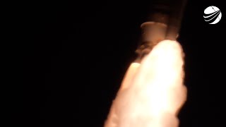 Vulcan  CERT2 Test  Seen thru 3 Telescopes and IR  SRB Nozzle Burns Off [upl. by Atsirtal]