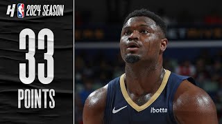 Zion Williamson 33 PTS on 1111 FG vs 76ers 🔥 FULL Highlights [upl. by Dredi]