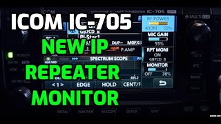 ICOM IC705 INTERNET CONNECTIONS [upl. by Oderfigis]