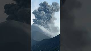 Active Volcano Fuego Filmed by Hikers on Acatenango Camp [upl. by Komsa895]