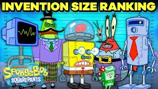 Planktons Inventions Ranked By Size 🤖  SpongeBob [upl. by Orimar]