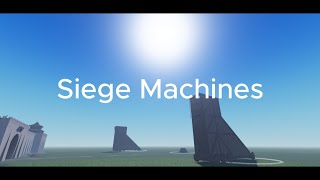 Siege Machines  Roblox Studio [upl. by Wehttam]