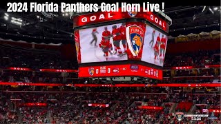 2024 Florida Panthers Goal Horn Live [upl. by Sikras170]