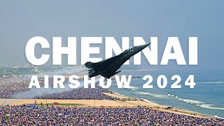 Chennai Airshow  2024 Marina Beach Chennai  Indian Ariforce I Suryakiran  Sarang  Errant Media [upl. by Leraj]