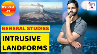 Intrusive Landforms  Batholiths  Laccoliths  Dykes  Sills  Video 24 [upl. by Shantee]