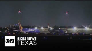 Security concerns heightened after bullet strikes Southwest Airlines flight at Dallas airport [upl. by Fesoy583]