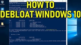 How to Debloat Windows 10 Easy Guide 2019 [upl. by Tap936]