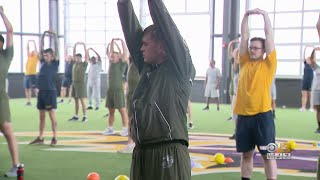 Fleet Week participants train with Baltimores Freestate ChalleNGe Academy cadets [upl. by Renie]