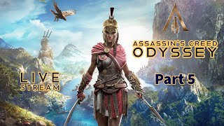 AC Odyssey  No commentary  Part 5  Live  Full Game Walkthrough [upl. by Weinreb]