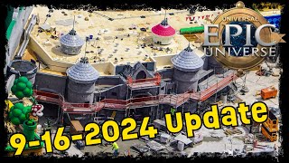 AMAZING Universal Epic Universe Construction Update 9162024 [upl. by Ahtekal]