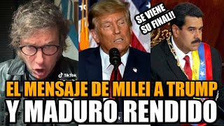 🚨URGENTE EL MENSAJE DE MILEI A TRUMP Y MADURO SE RINDE ANTE ESTADOS UNIDOS  BREAK POINT [upl. by Ytsenoh]