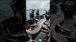 Giant Sea Creatures caught by deepseafishing fishingdiscoveries giantseacreatures [upl. by Serdna]