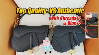 Top Quality VS Authentic Dior saddle bag comparison by Steven [upl. by Powel]