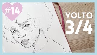 COME DISEGNARE un VOLTO a 34  Tutorial di disegno a matita di volto a tre quarti facile 14 [upl. by Garvy]