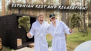 Eating and Relaxing like Estonians do 🍽️🧖🏼‍♂️  Estonia Vlog 2 [upl. by Nob]