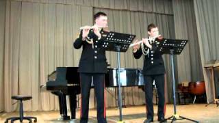 Kuhlau Flute Duo from Op 102 МВМУ [upl. by Draw994]