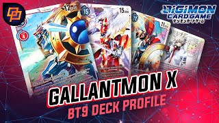 Gallantmon X Antibody  BT9 DECK PROFILE [upl. by Shotton582]