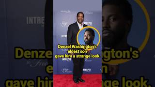 （2）Denzel Washingtons eldest son gave him a strange look celebrity Denzel Washington [upl. by Andriana542]