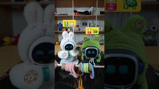 100🔋🐰 vs 🐢1🪫 cute robot pet funny shorts [upl. by Yznil]