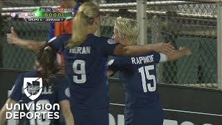 ¡Gol de vestidor Rapinoe puso en ventaja a Team USA [upl. by Atse]