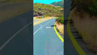 Beautiful place in abha saudia natureworld automobile visittoabha musicgenre travel [upl. by Avat]