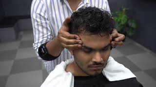 The Ultimate ASMR Head Massage by Barber Sushant  Nomad Barber Mumbai [upl. by Oicneserc]