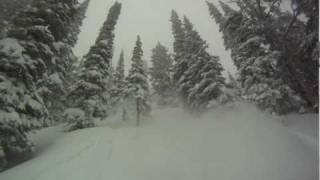 Jackson Hole Backcountry GoPro HD Mario Land fun [upl. by Burman]