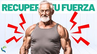 5 Ejercicios para Ganar Masa Muscular para 60 años👨‍🦳 [upl. by Elleirb]