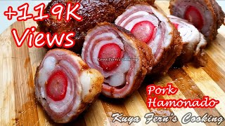 THE SECRET TO MAKE YUMMY PORK HAMONADO ROLL  SUPER EASY [upl. by Cyler]