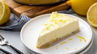 Keto NoBake Lemon Cheesecake Easy LowCarb Dessert Recipe [upl. by Chadbourne]