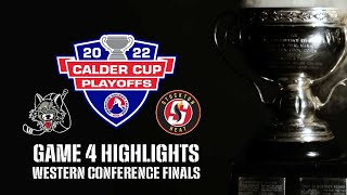 AHL Highlights 2022 Western Conference Finals Game 4 [upl. by Pergrim]